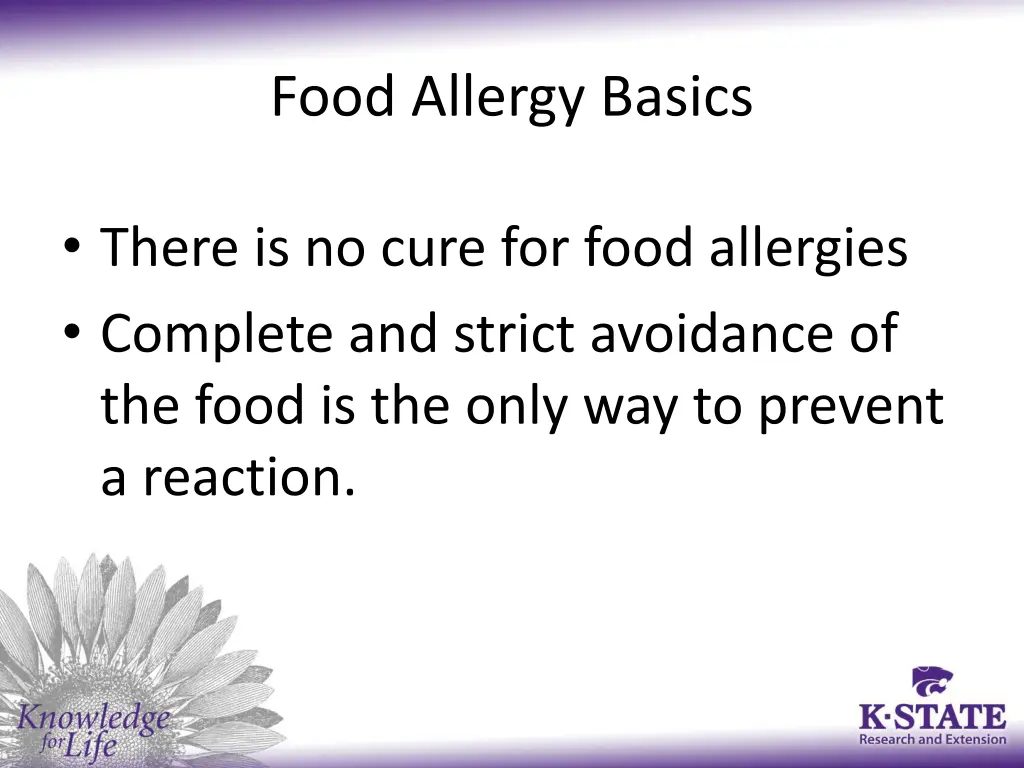 food allergy basics