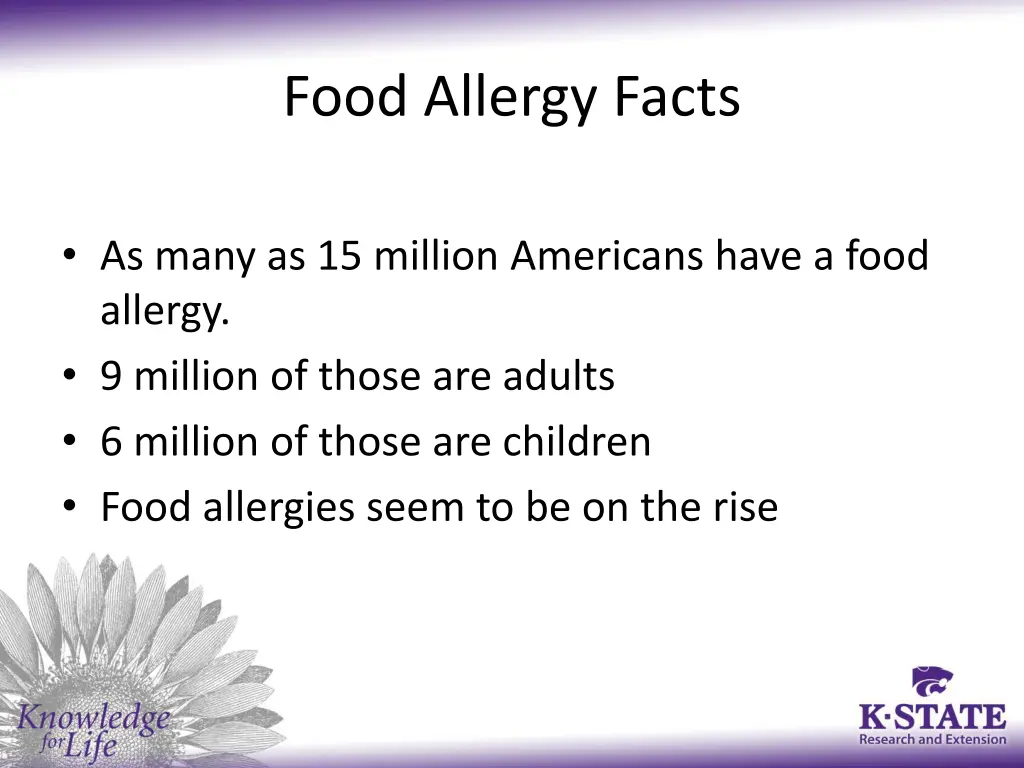 food allergy facts