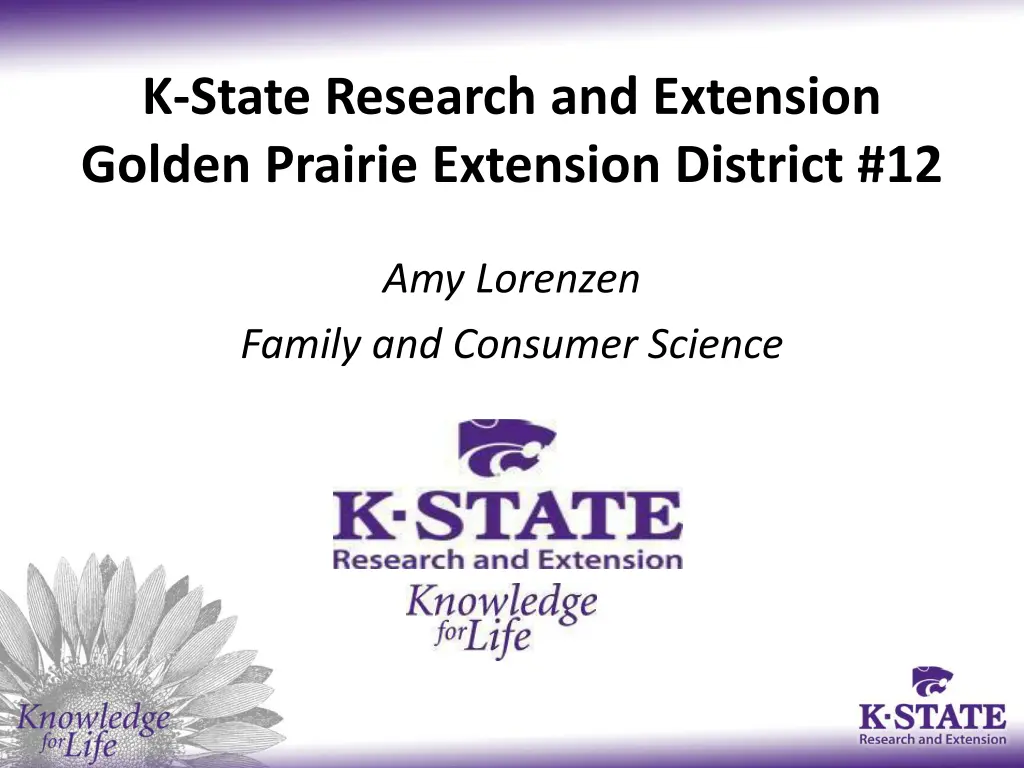 k state research and extension golden prairie