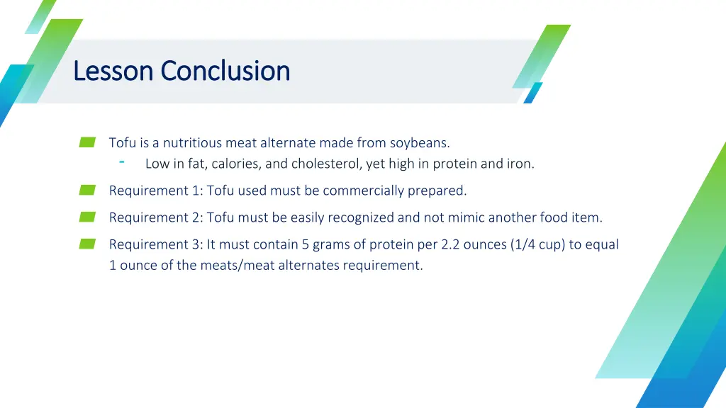 lesson conclusion lesson conclusion