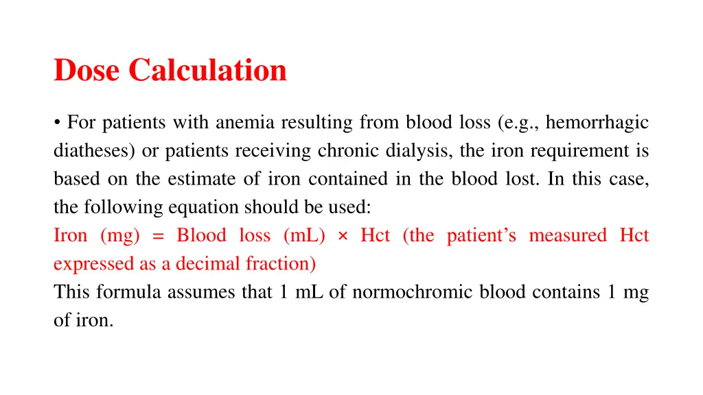 dose calculation 3