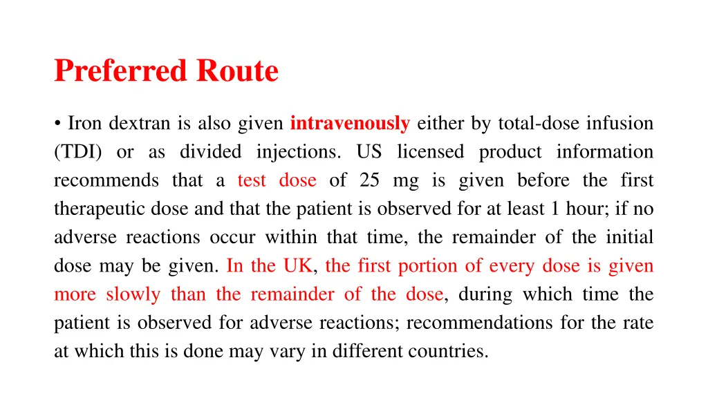 preferred route 1