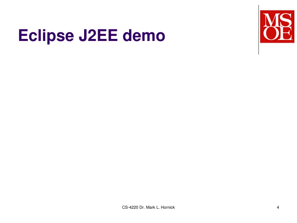 eclipse j2ee demo