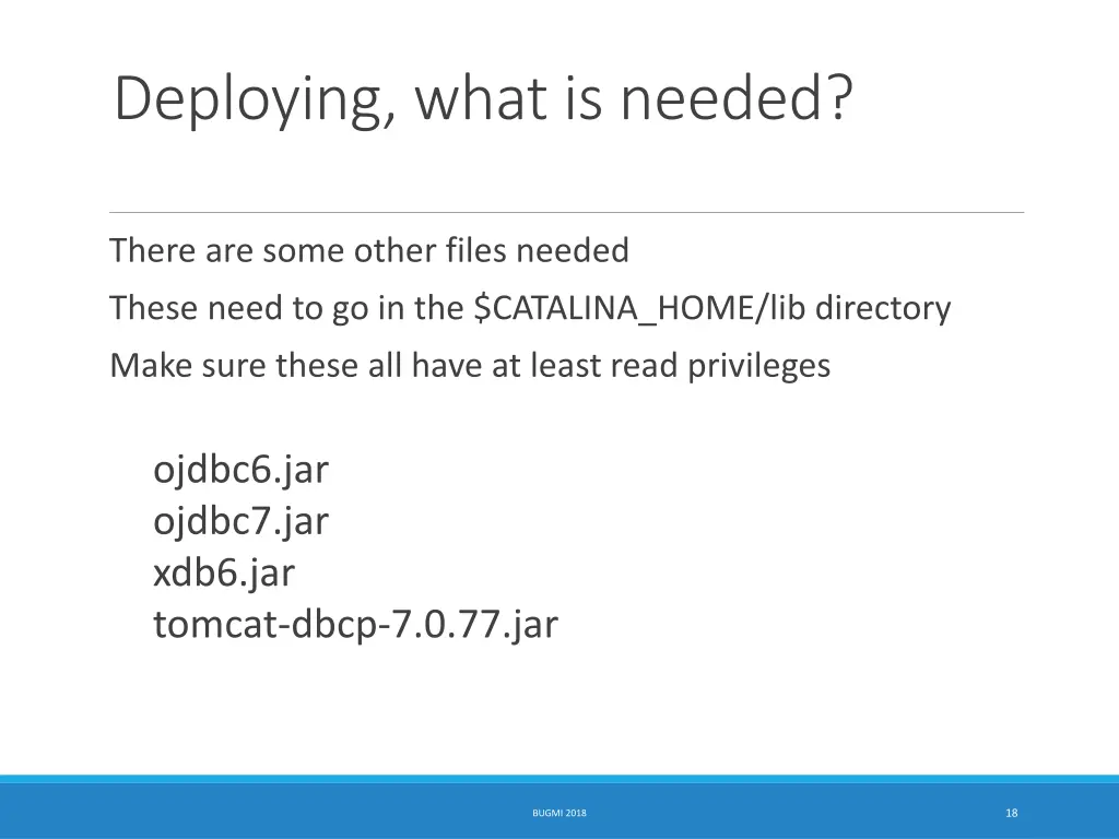 deploying what is needed 6