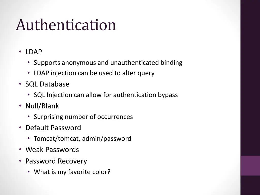 authentication