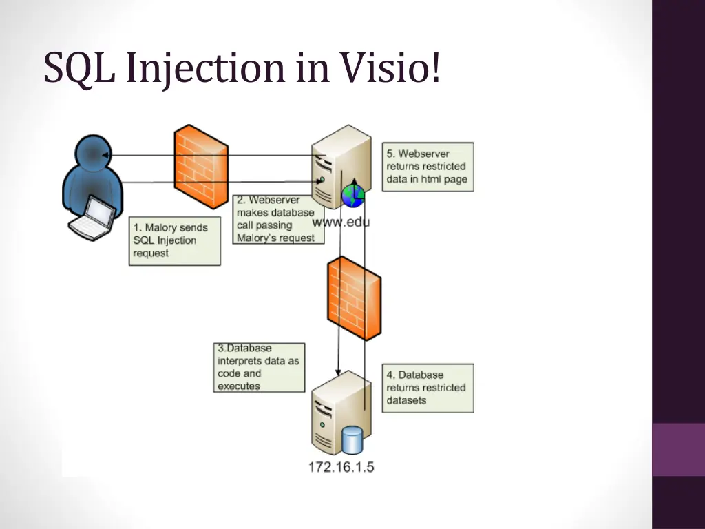 sql injection in visio