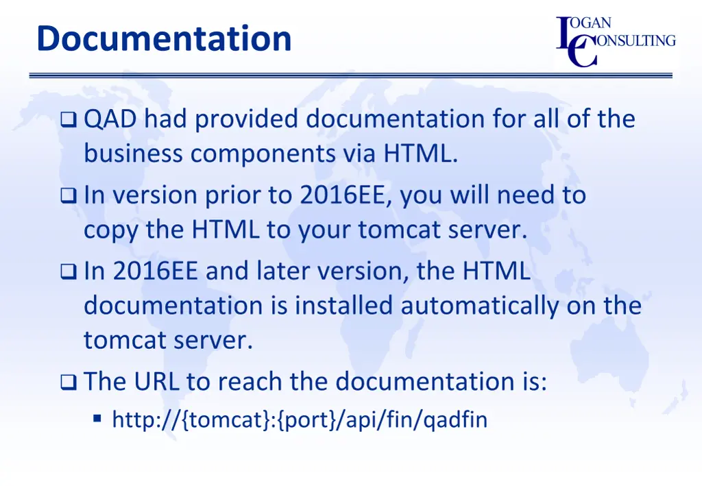 documentation