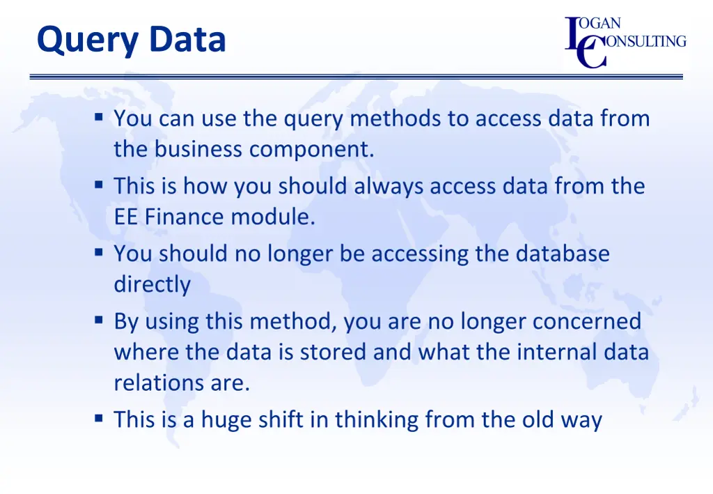 query data