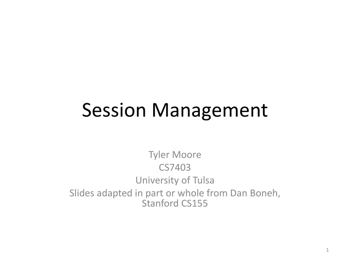 session management