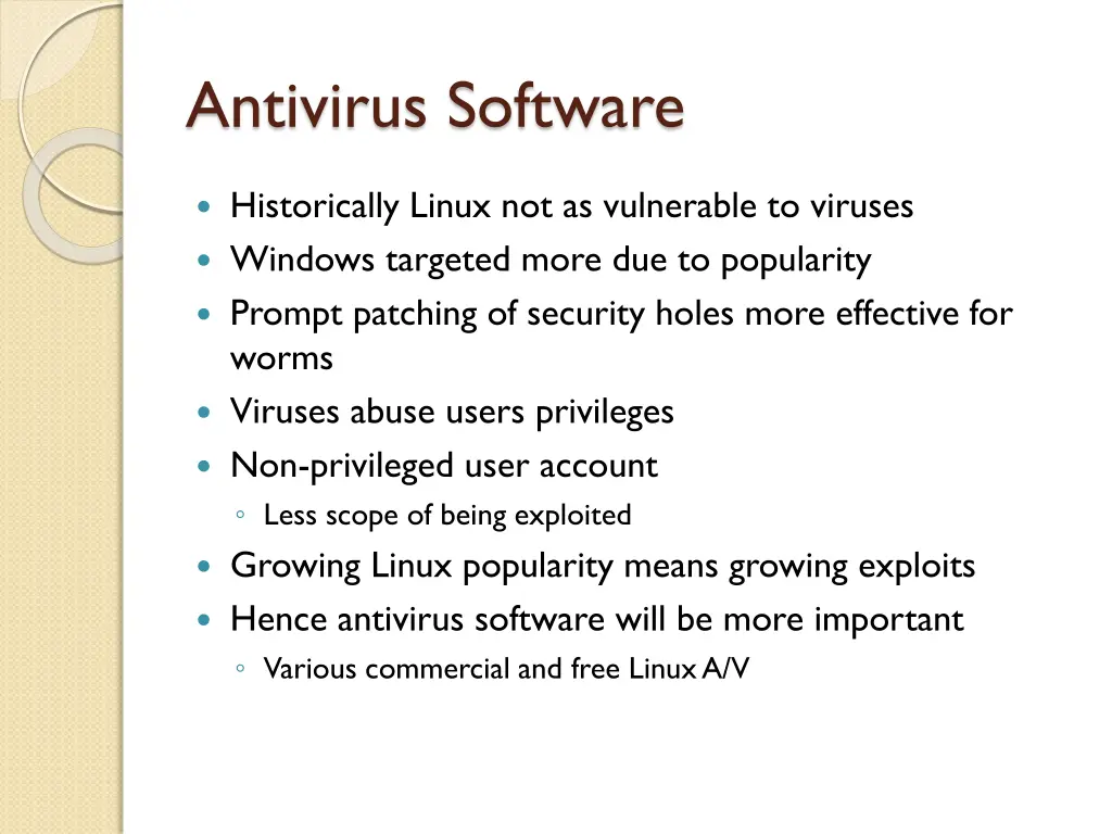 antivirus software