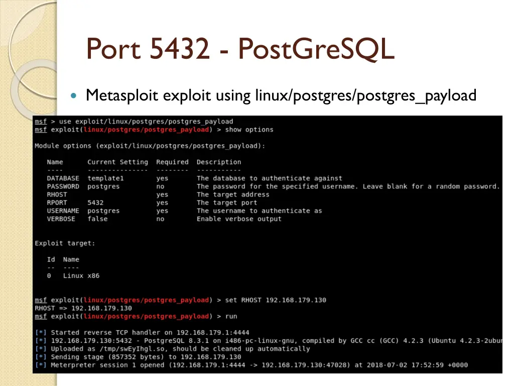 port 5432 postgresql