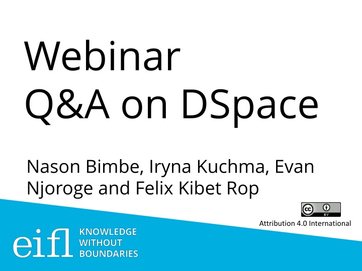 webinar q a on dspace