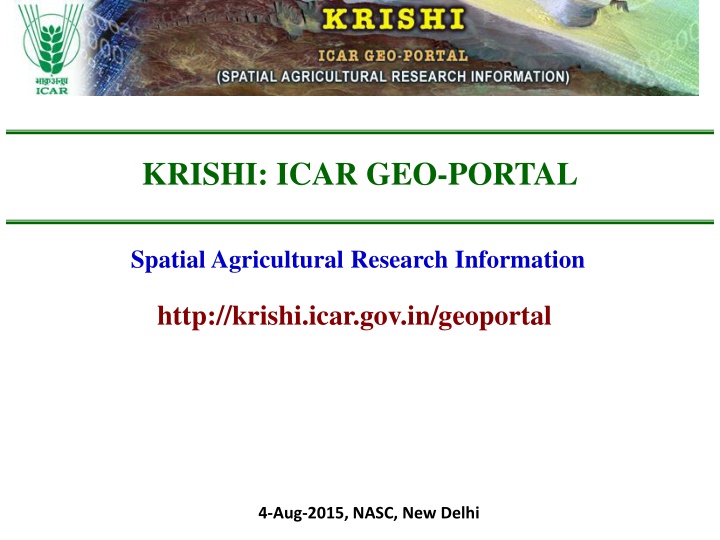 krishi icar geo portal