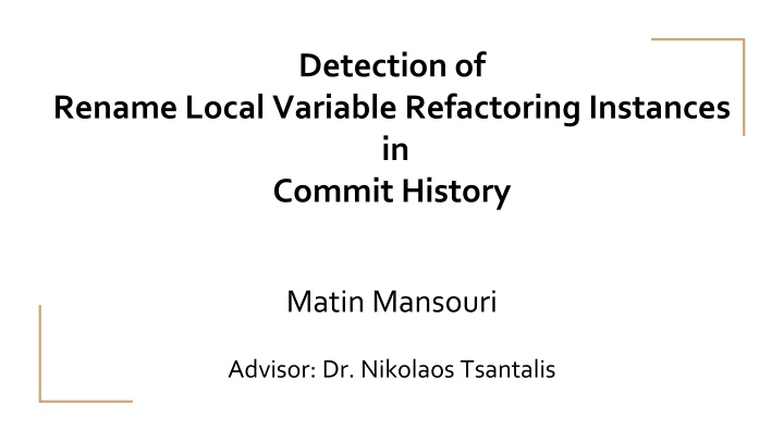 detection of