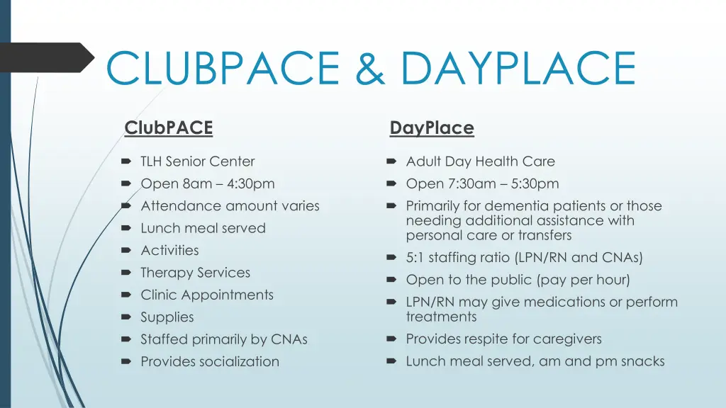 clubpace dayplace