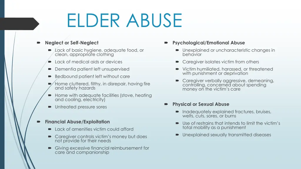 elder abuse