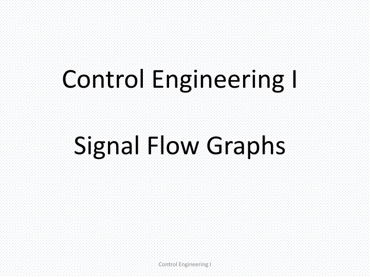 control engineering i