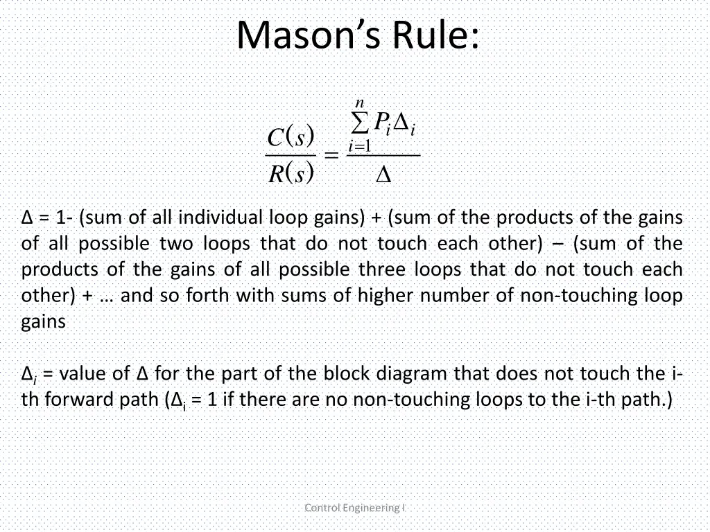 mason s rule 1