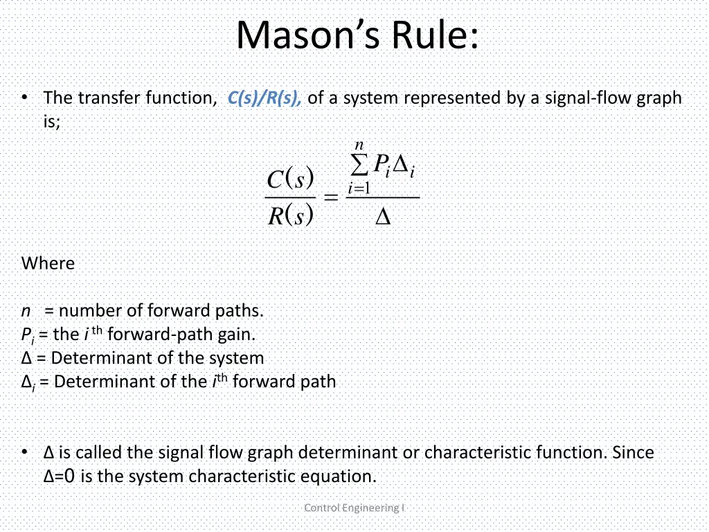 mason s rule