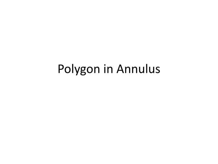 polygon in annulus