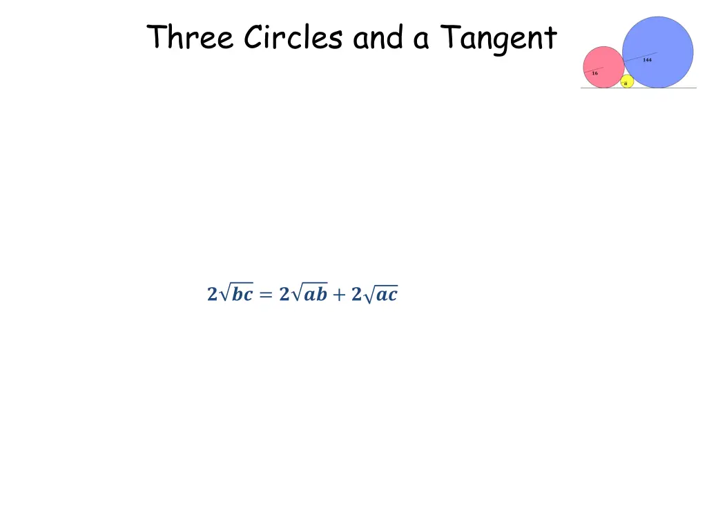 three circles and a tangent 6