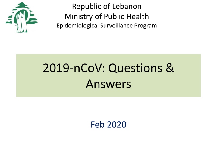 republic of lebanon ministry of public health