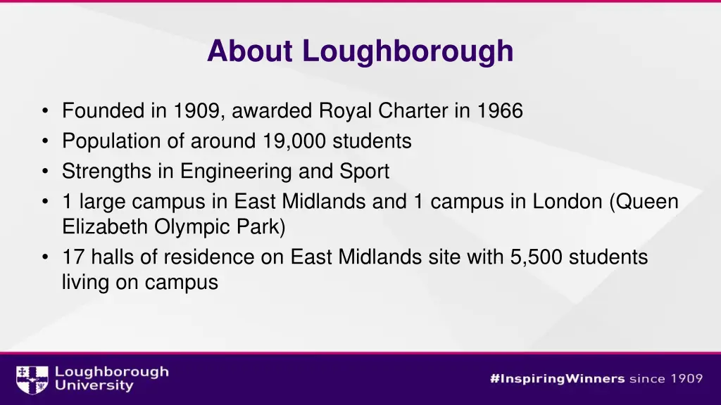 about loughborough