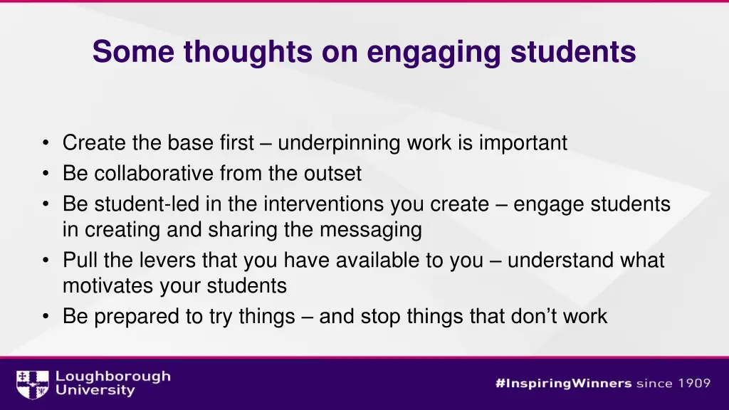 some thoughts on engaging students