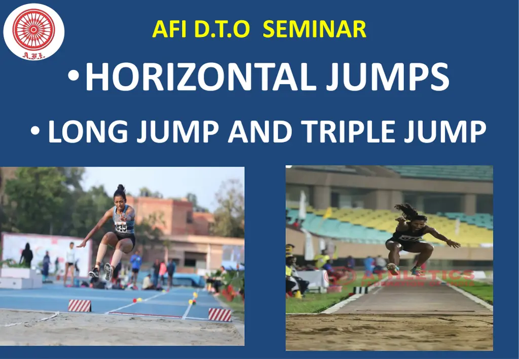 afi d t o seminar horizontal jumps long jump