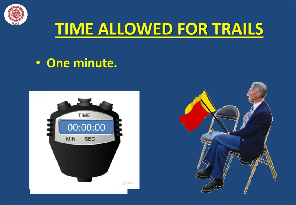 time allowed for trails