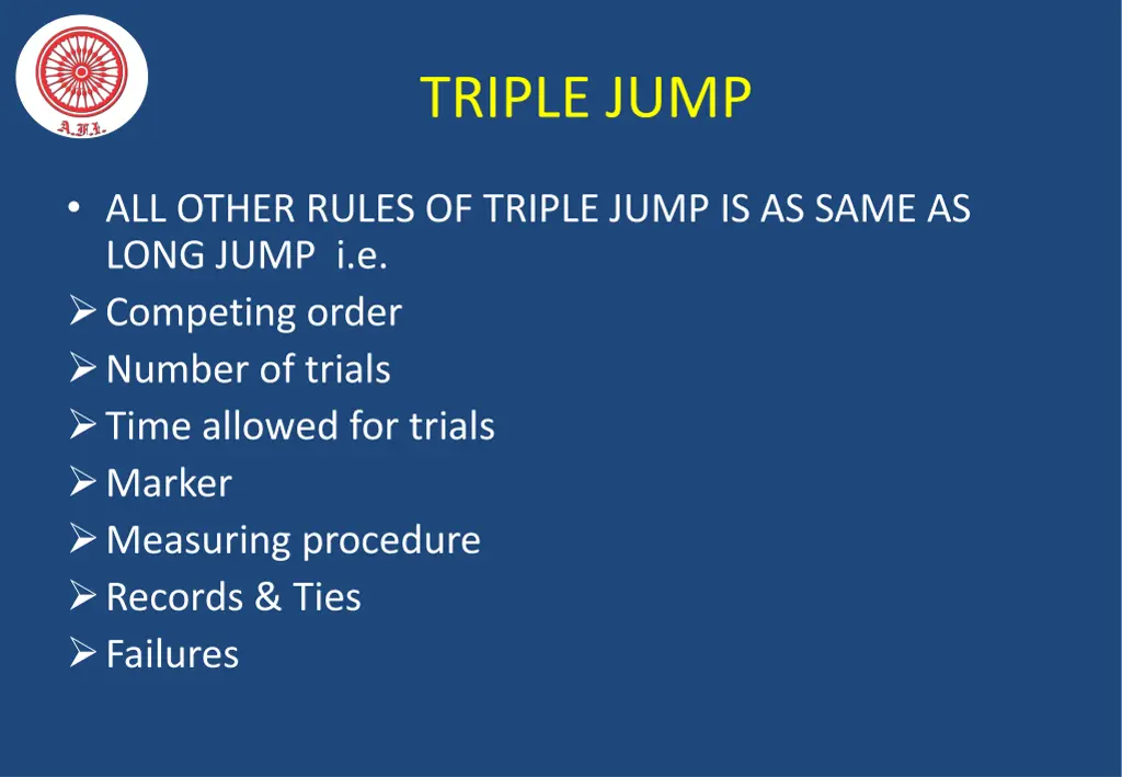 triple jump