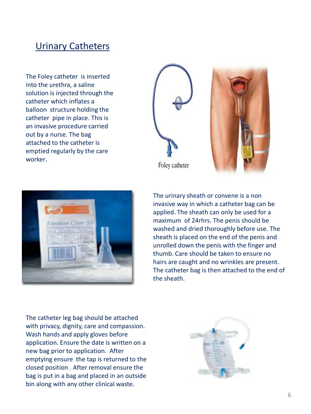 urinary catheters