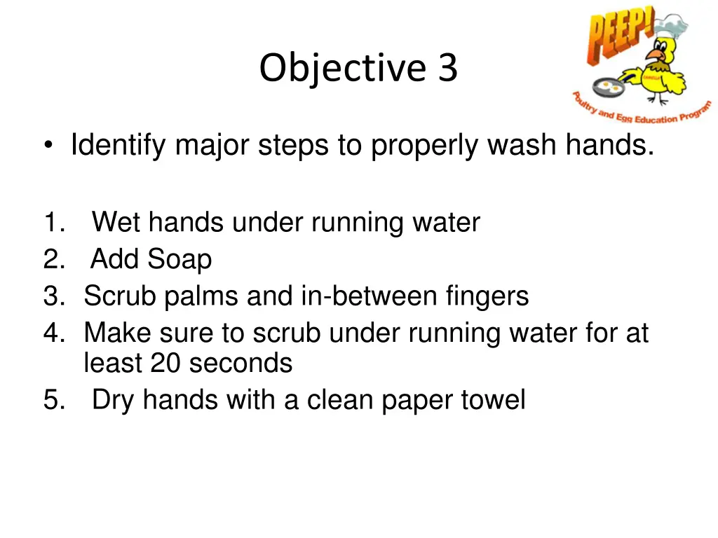 objective 3