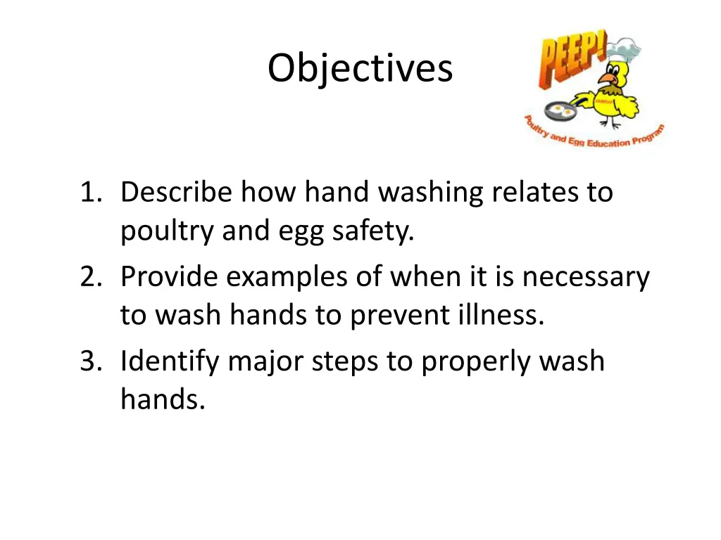 objectives