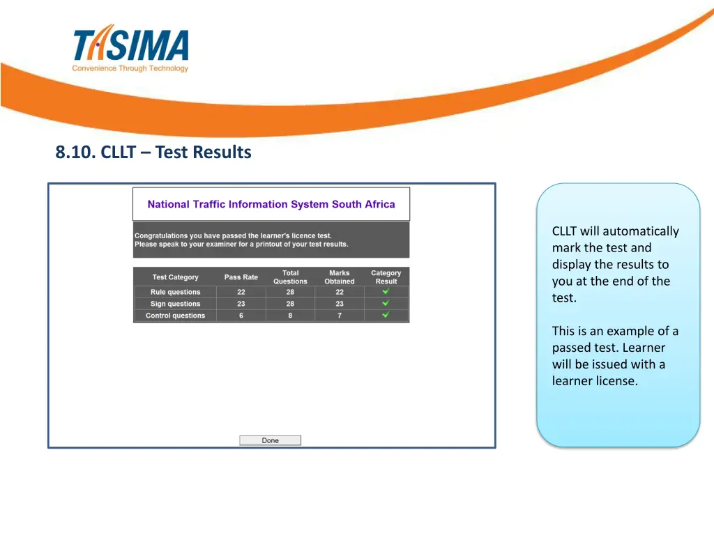 8 10 cllt test results