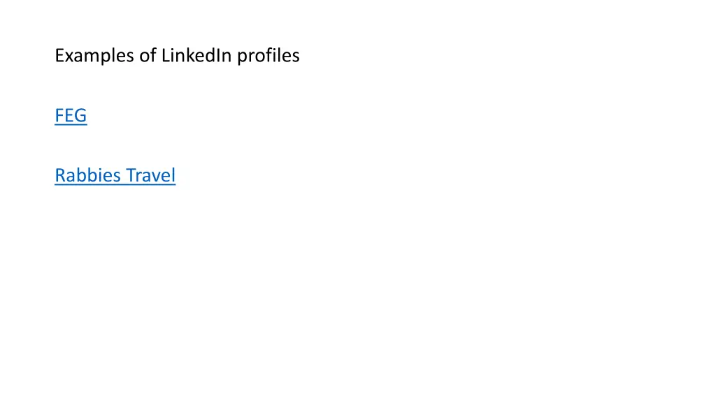 examples of linkedin profiles