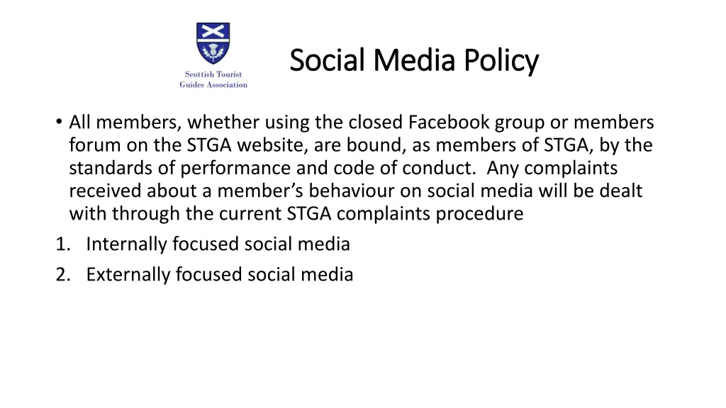 social media policy social media policy