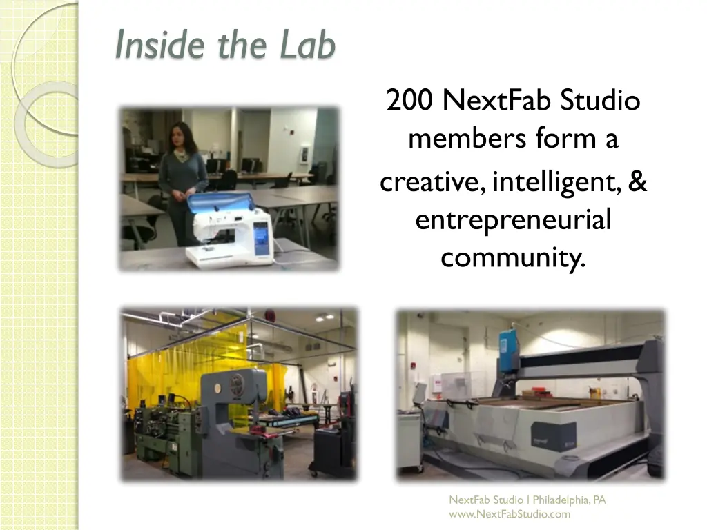 inside the lab