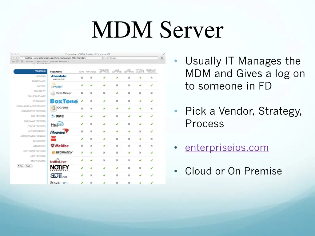 mdm server