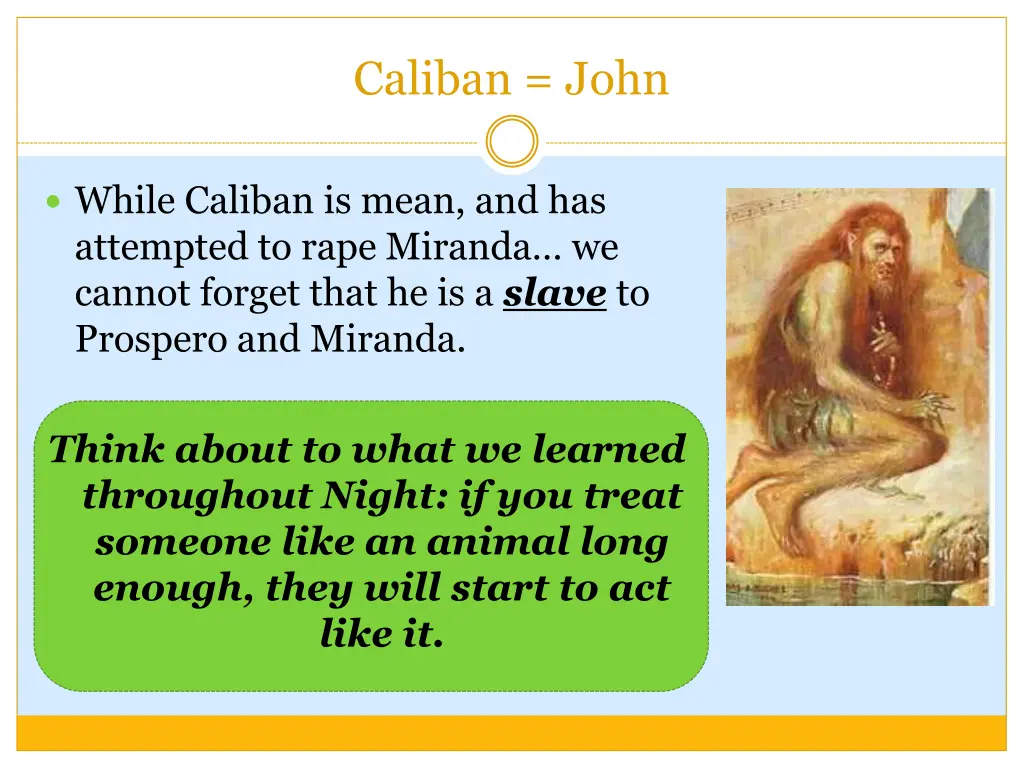 caliban john