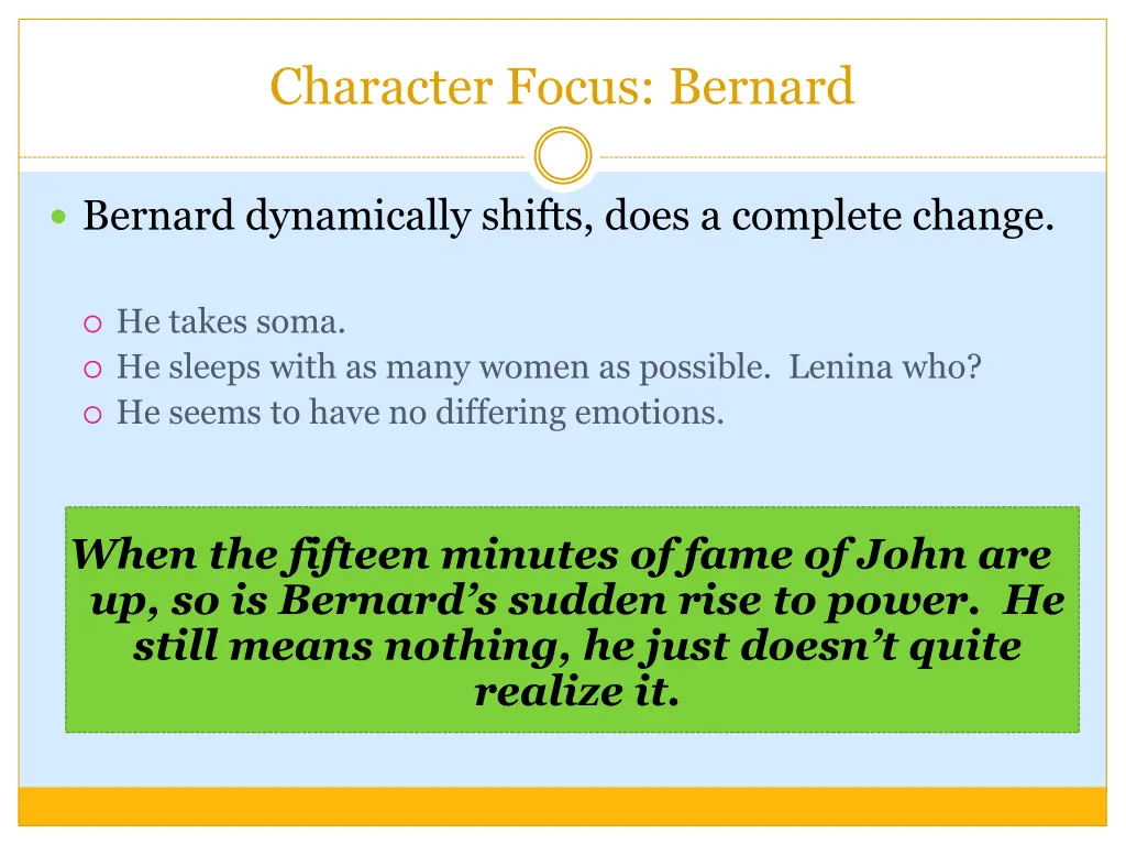 character focus bernard 1