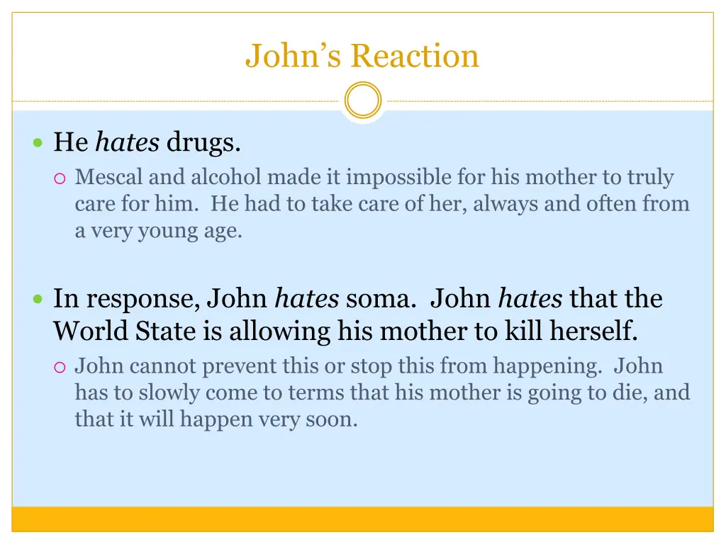 john s reaction