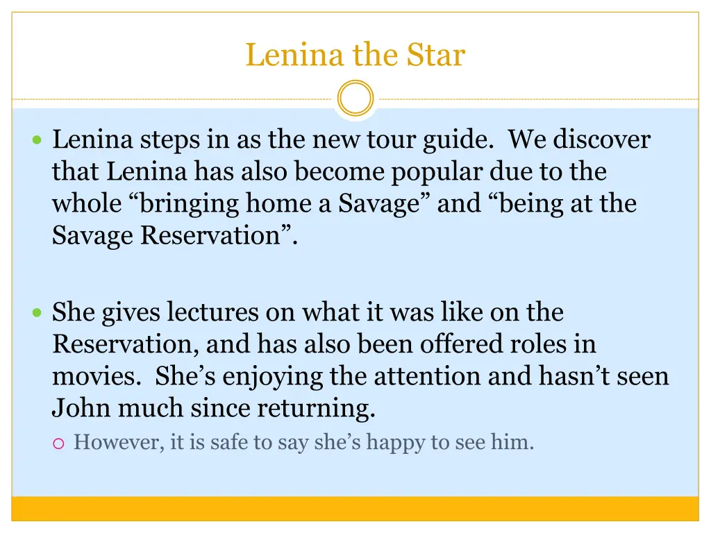 lenina the star