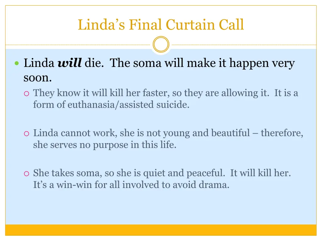 linda s final curtain call