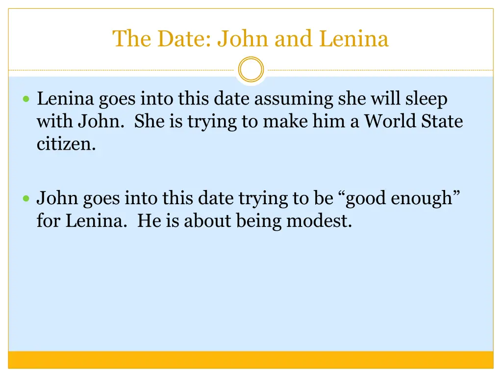 the date john and lenina 1