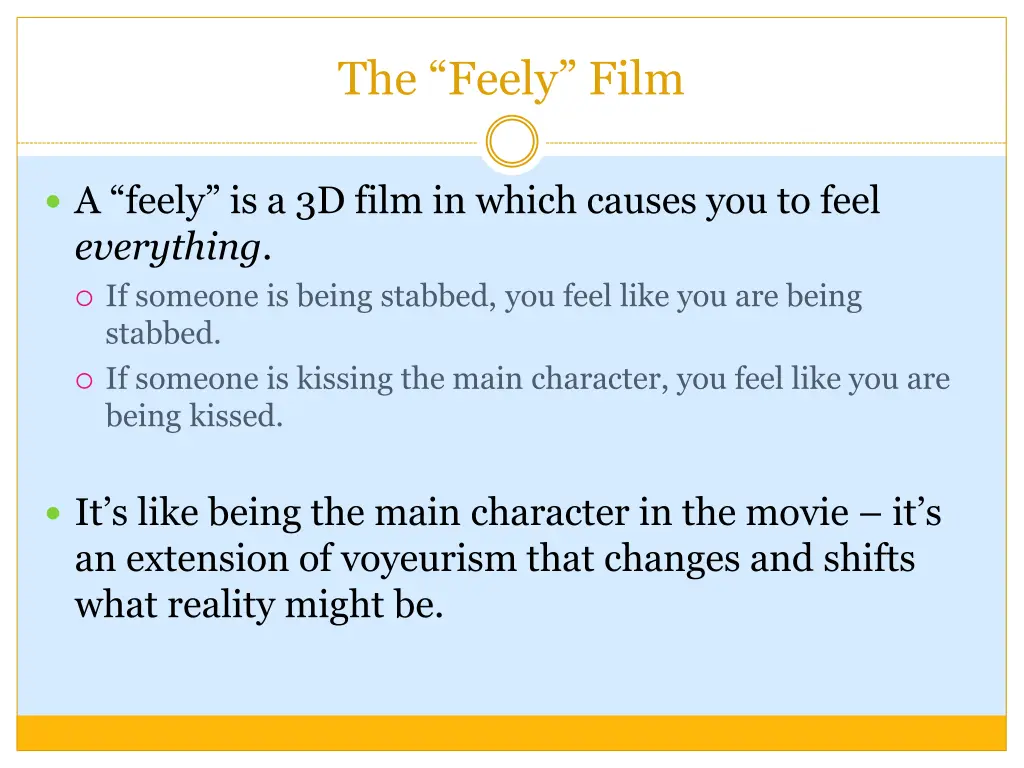 the feely film