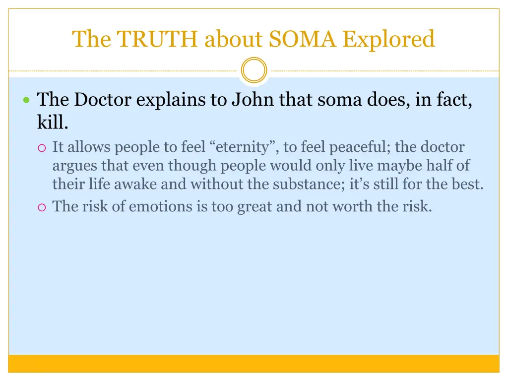 the truth about soma explored