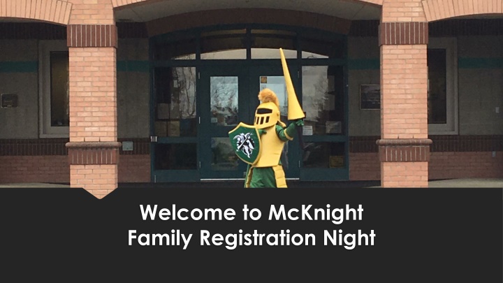 welcome to mcknight family registration night