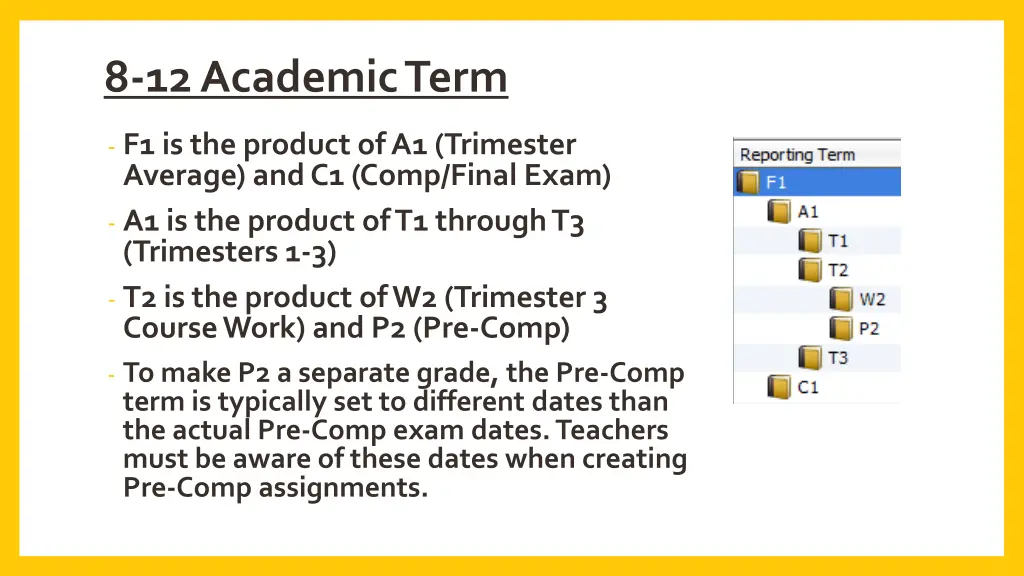 8 12 academic term