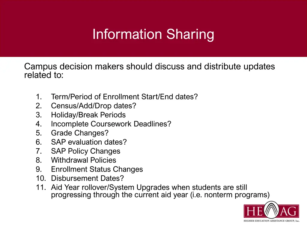 information sharing